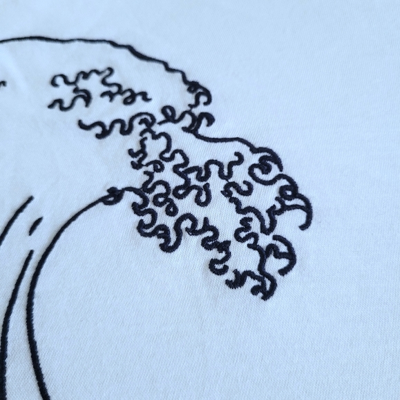 French🇫🇷 Connection "USA🇺🇲 Surfer"🏄‍♂️ Embroidered🪡 Tee👕 - NWT - Picture 10 of 14